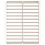 Estructura de cama de madera maciza blanca 200x200 cm de vidaXL, Camas y somieres - Ref: Foro24-820657, Precio: 164,37 €, Des...
