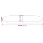 Oval table top solid white pine wood 60x30x2.5 cm by vidaXL, Table tops - Ref: Foro24-824341, Price: 25,18 €, Discount: %