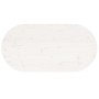 Oval solid white pine wood table top 90x45x2.5 cm by vidaXL, Table tops - Ref: Foro24-824356, Price: 56,24 €, Discount: %