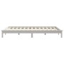 Weißer Massivholzbettrahmen 180x200 cm von vidaXL, Betten und Lattenroste - Ref: Foro24-820557, Preis: 157,88 €, Rabatt: %