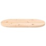 Oval solid pine wood table top 60x30x2.5 cm by vidaXL, Table tops - Ref: Foro24-824340, Price: 21,89 €, Discount: %