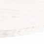 Ovale Tischplatte aus massivem weißem Kiefernholz, 70 x 35 x 2,5 cm von vidaXL, Tischplatten - Ref: Foro24-824346, Preis: 33,...