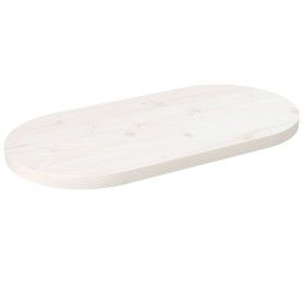 Oval table top solid white pine wood 80x40x2.5 cm by vidaXL, Table tops - Ref: Foro24-824351, Price: 39,41 €, Discount: %