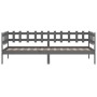 Sofá cama madera maciza de pino gris 90x200 cm de vidaXL, Camas y somieres - Ref: Foro24-820758, Precio: 95,20 €, Descuento: %