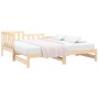 Sofá cama extraíble madera maciza de pino 2x(90x200) cm de vidaXL, Camas y somieres - Ref: Foro24-820741, Precio: 154,59 €, D...