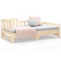Sofá cama extraíble madera maciza de pino 2x(90x200) cm de vidaXL, Camas y somieres - Ref: Foro24-820741, Precio: 154,59 €, D...