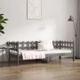 Sofá cama madera maciza de pino gris 80x200 cm de vidaXL, Camas y somieres - Ref: Foro24-820753, Precio: 87,79 €, Descuento: %