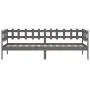 Gray solid pine wood sofa bed 80x200 cm by vidaXL, Beds and slatted bases - Ref: Foro24-820753, Price: 78,21 €, Discount: %
