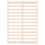 Estructura cama doble pequeña madera maciza blanco 120x190 cm de vidaXL, Camas y somieres - Ref: Foro24-820832, Precio: 127,0...