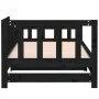 Sofá cama extraíble madera maciza de pino negro 2x(90x190) cm de vidaXL, Camas y somieres - Ref: Foro24-820750, Precio: 177,2...