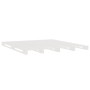 Massives weißes Kiefernholz-Palettenbett 120x200 cm von vidaXL, Betten und Lattenroste - Ref: Foro24-821388, Preis: 122,54 €,...