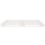 Cama de palets madera maciza de pino blanca 120x200 cm