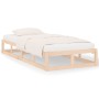 Estructura de cama de madera maciza 90x200 cm de vidaXL, Camas y somieres - Ref: Foro24-820781, Precio: 87,47 €, Descuento: %