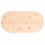 Ovale Tischplatte aus massivem Kiefernholz 80x40x2,5 cm von vidaXL, Tischplatten - Ref: Foro24-824350, Preis: 37,23 €, Rabatt: %