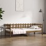 Sofá cama de madera maciza de pino marrón miel 80x200 cm de vidaXL, Camas y somieres - Ref: Foro24-820754, Precio: 83,11 €, D...