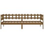 Sofá cama de madera maciza de pino marrón miel 80x200 cm de vidaXL, Camas y somieres - Ref: Foro24-820754, Precio: 83,11 €, D...