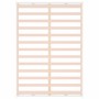 Weißer Massivholzbettrahmen 120x200 cm von vidaXL, Betten und Lattenroste - Ref: Foro24-820792, Preis: 132,42 €, Rabatt: %