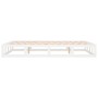 White solid wood bed frame 120x200 cm by vidaXL, Beds and slatted bases - Ref: Foro24-820792, Price: 132,42 €, Discount: %