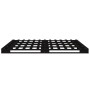 Cama de palets de madera maciza de pino negra 140x190 cm de vidaXL, Camas y somieres - Ref: Foro24-821441, Precio: 179,44 €, ...