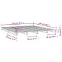 Cama de palets de madera maciza de pino negra 140x190 cm de vidaXL, Camas y somieres - Ref: Foro24-821441, Precio: 179,44 €, ...