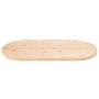 Ovale Tischplatte aus massivem Kiefernholz 90x45x2,5 cm von vidaXL, Tischplatten - Ref: Foro24-824355, Preis: 46,69 €, Rabatt: %