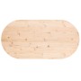 Ovale Tischplatte aus massivem Kiefernholz 90x45x2,5 cm von vidaXL, Tischplatten - Ref: Foro24-824355, Preis: 46,69 €, Rabatt: %