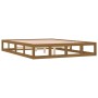 Honigbrauner Massivholzbettrahmen 150x200 cm von vidaXL, Betten und Lattenroste - Ref: Foro24-820804, Preis: 118,89 €, Rabatt: %