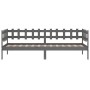 Sofá cama madera maciza de pino gris 90x190 cm de vidaXL, Camas y somieres - Ref: Foro24-820763, Precio: 88,81 €, Descuento: %