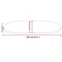 Oval table top solid pine wood 110x55x2.5 cm by vidaXL, Table tops - Ref: Foro24-824365, Price: 69,35 €, Discount: %