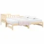 Removable sofa bed solid pine wood 2x(80x200) cm by vidaXL, Beds and slatted bases - Ref: Foro24-820736, Price: 135,36 €, Dis...