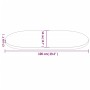 Ovaler Massivholz-Kieferntisch in Weiß 100x50x2,5 cm von vidaXL, Tischplatten - Ref: Foro24-824361, Preis: 72,08 €, Rabatt: %