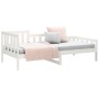 Solid white pine wood sofa bed 90x190 cm by vidaXL, Beds and slatted bases - Ref: Foro24-820732, Price: 111,10 €, Discount: %