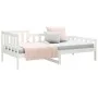 Solid white pine wood sofa bed 90x190 cm by vidaXL, Beds and slatted bases - Ref: Foro24-820732, Price: 106,44 €, Discount: %