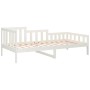 Solid white pine wood sofa bed 90x190 cm by vidaXL, Beds and slatted bases - Ref: Foro24-820732, Price: 111,10 €, Discount: %