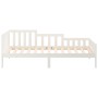 Solid white pine wood sofa bed 90x190 cm by vidaXL, Beds and slatted bases - Ref: Foro24-820732, Price: 111,10 €, Discount: %
