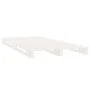 Cama de palets madera maciza de pino blanca 100x200 cm de vidaXL, Camas y somieres - Ref: Foro24-821383, Precio: 105,56 €, De...
