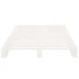 Cama de palets madera maciza de pino blanca 100x200 cm de vidaXL, Camas y somieres - Ref: Foro24-821383, Precio: 105,56 €, De...