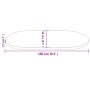 Oval table top solid pine wood 100x50x2.5 cm by vidaXL, Table tops - Ref: Foro24-824360, Price: 54,09 €, Discount: %