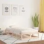 Solid wood bed frame 100x200 cm by vidaXL, Beds and slatted bases - Ref: Foro24-820786, Price: 71,77 €, Discount: %