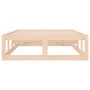Solid wood bed frame 100x200 cm by vidaXL, Beds and slatted bases - Ref: Foro24-820786, Price: 71,77 €, Discount: %