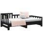 Removable sofa bed solid black pine wood 2x(90x200) cm by vidaXL, Beds and slatted bases - Ref: Foro24-820745, Price: 182,56 ...