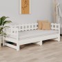 Removable sofa bed solid white pine wood 2x(80x200) cm by vidaXL, Beds and slatted bases - Ref: Foro24-820767, Price: 169,90 ...