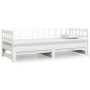 Removable sofa bed solid white pine wood 2x(80x200) cm by vidaXL, Beds and slatted bases - Ref: Foro24-820767, Price: 169,90 ...