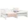 Removable sofa bed solid white pine wood 2x(80x200) cm by vidaXL, Beds and slatted bases - Ref: Foro24-820737, Price: 156,15 ...