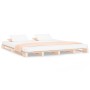 Solid pine wood pallet bed 120x200 cm by vidaXL, Beds and slatted bases - Ref: Foro24-821387, Price: 127,66 €, Discount: %