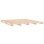 Solid pine wood pallet bed 120x200 cm by vidaXL, Beds and slatted bases - Ref: Foro24-821387, Price: 127,66 €, Discount: %