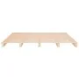 Palettenbett aus massivem Kiefernholz, 120 x 200 cm von vidaXL, Betten und Lattenroste - Ref: Foro24-821387, Preis: 126,02 €,...
