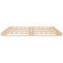Solid pine wood pallet bed 120x200 cm by vidaXL, Beds and slatted bases - Ref: Foro24-821387, Price: 127,66 €, Discount: %