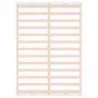 White solid wood bed frame 150x200 cm by vidaXL, Beds and slatted bases - Ref: Foro24-820802, Price: 96,52 €, Discount: %