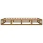 Estructura de cama madera maciza marrón miel 120x200 cm de vidaXL, Camas y somieres - Ref: Foro24-820794, Precio: 142,93 €, D...